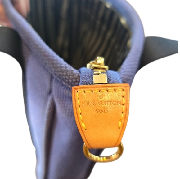 Louis Vuitton Antigua Cabas PM Blue Canvas Tote Handbag - Picture 7 of 16